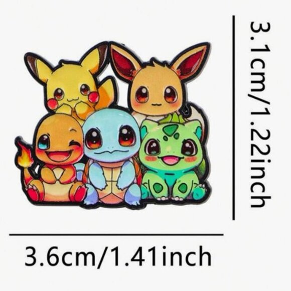 Pokemon‎ Friends Enamel Pin Brooch (BRAND-NEW & SO CUTE!) - Picture 3 of 4